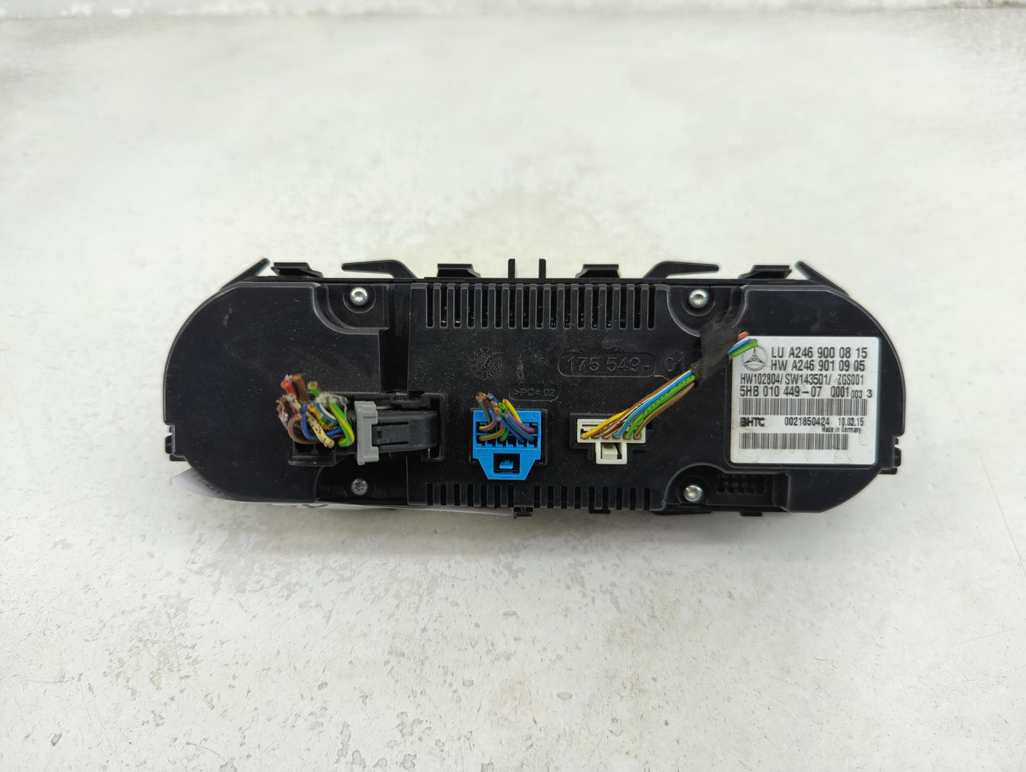 2014-2019 Mercedes-Benz Cla250 Climate Control Module Temperature AC/Heater Replacement P/N:A2469000815 A2469010905 Fits OEM