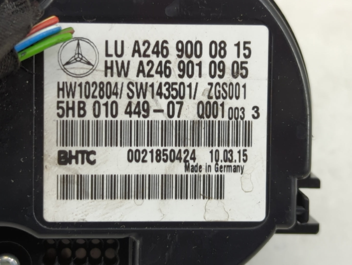 2014-2019 Mercedes-Benz Cla250 Climate Control Module Temperature AC/Heater Replacement P/N:A2469000815 A2469010905 Fits OEM