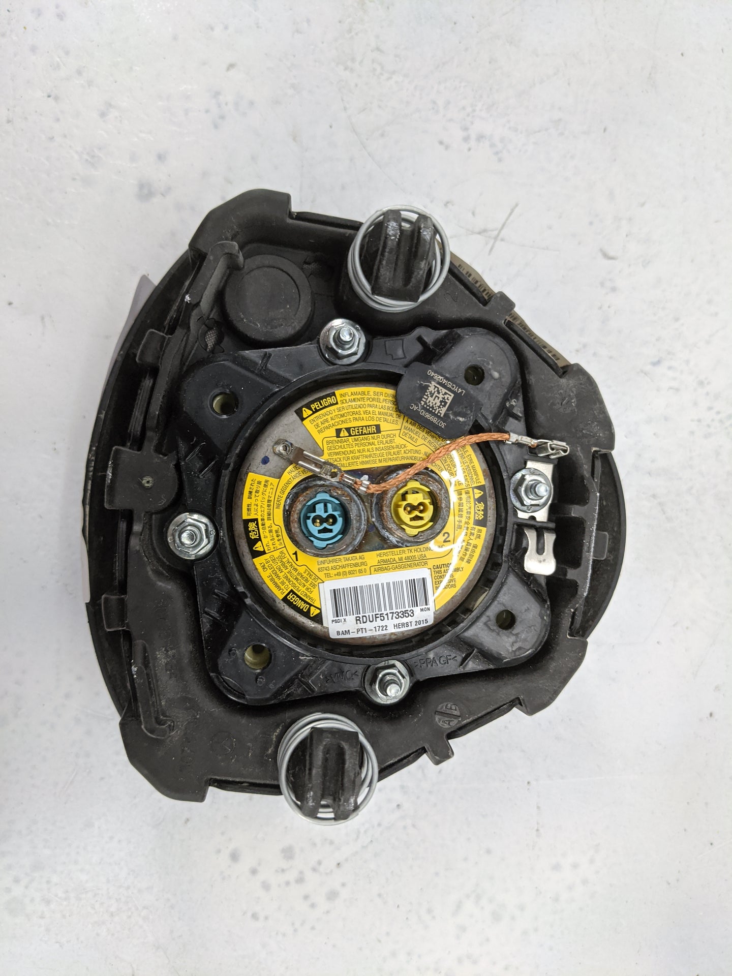 2014 Mercedes-benz Cla250 Air Bag Driver Left Steering Wheel Mounted 1477608 - Oemusedautoparts1.com