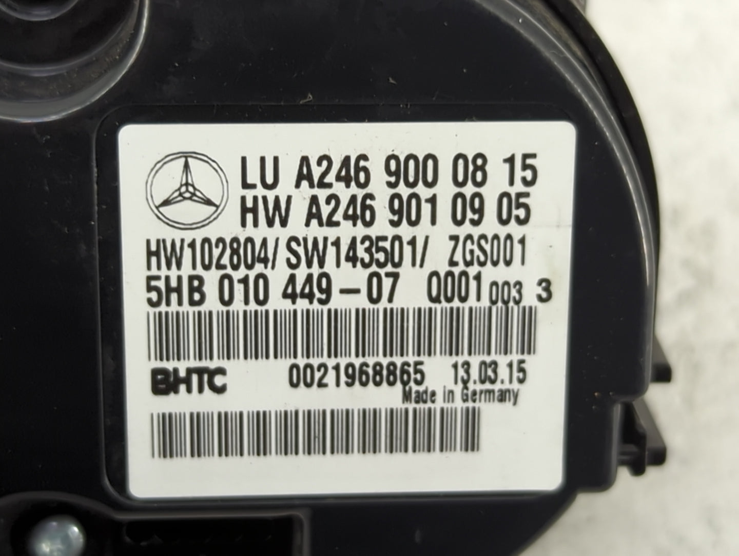 2014-2019 Mercedes-Benz Cla250 Climate Control Module Temperature AC/Heater Replacement P/N:A2469000815 A2469010905 Fits OEM