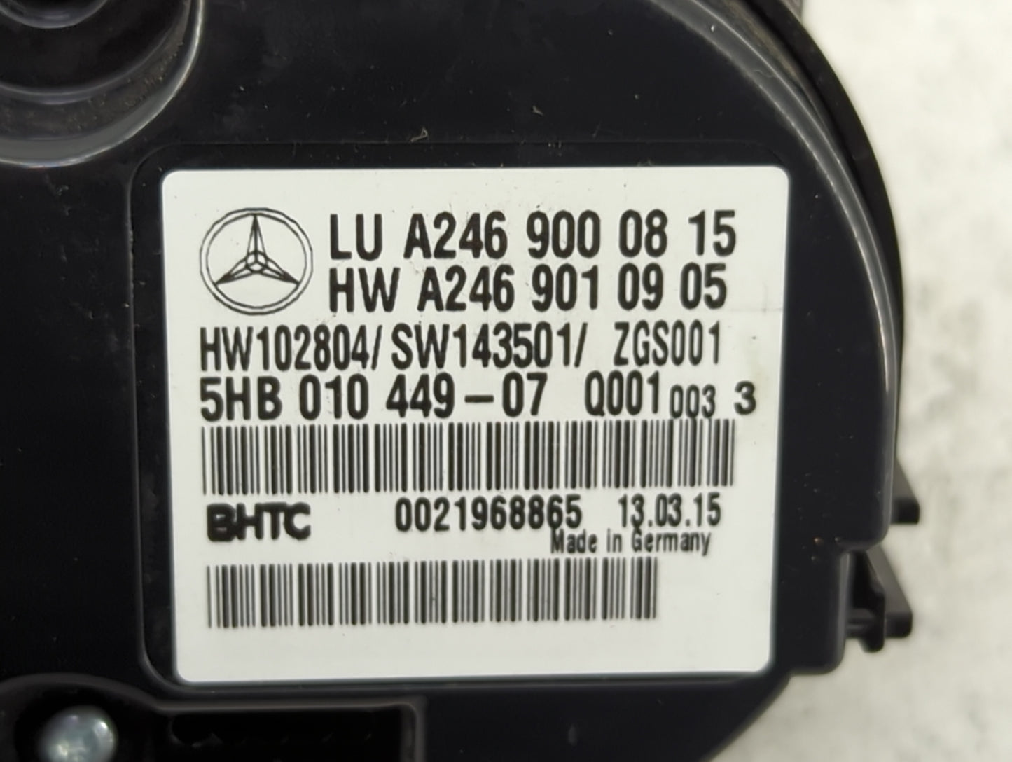 2014-2019 Mercedes-Benz Cla250 Climate Control Module Temperature AC/Heater Replacement P/N:A2469000815 A2469010905 Fits OEM