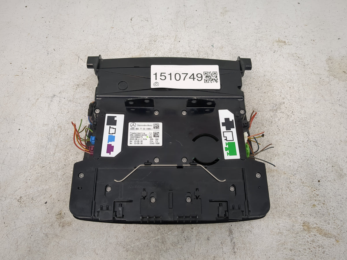 2015 Mercedes-benz Cla250 Overhead Roof Console Black - Oemusedautoparts1.com