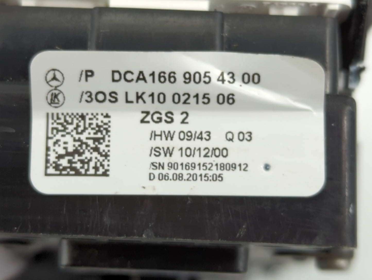 2014-2019 Mercedes-Benz Cla250 Master Power Window Switch Replacement Driver Side Left P/N:DCA166 905 43 00 Fits OEM Used Au