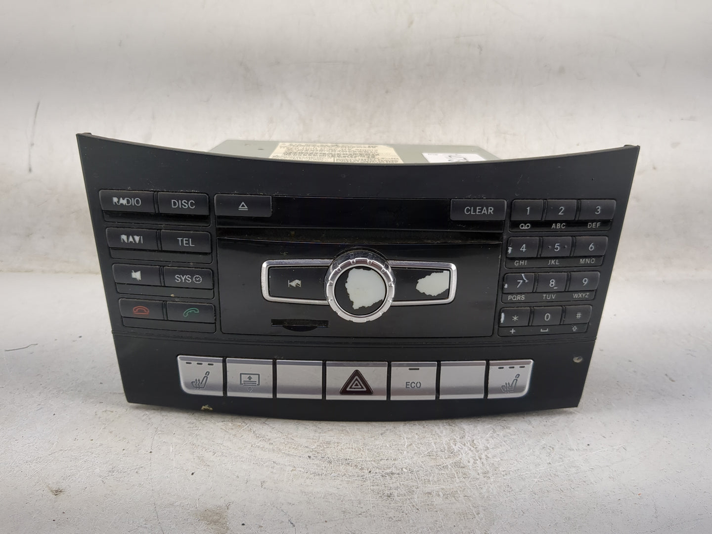 2015 Mercedes-Benz E-Class Radio AM FM Cd Player Receiver Replacement P/N:A2129005427 A2129015408, A2129025109 Fits OEM Used