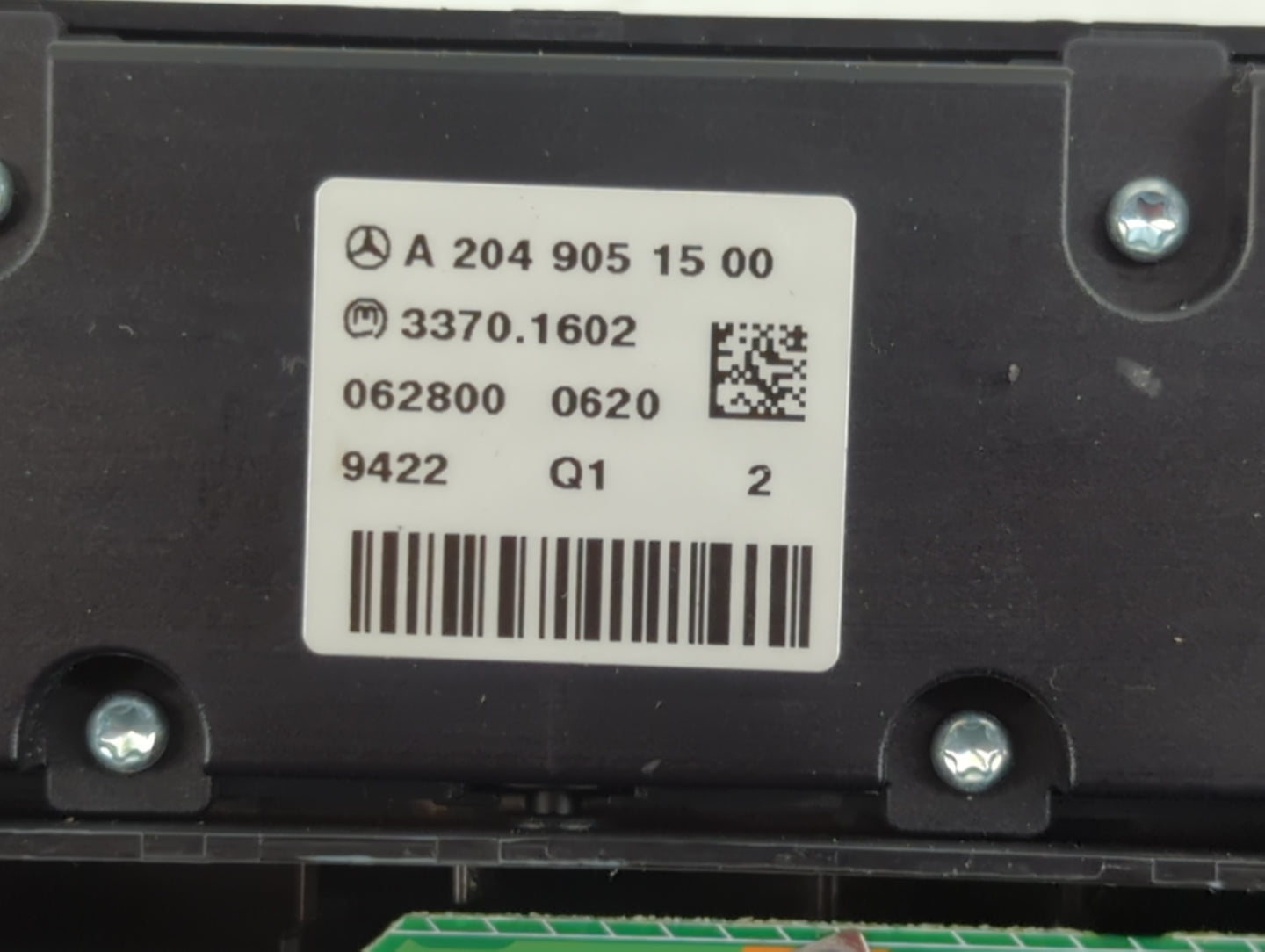 2014-2016 Mercedes-Benz E350 Radio AM FM Cd Player Receiver Replacement P/N:A 204 905 15 00 Fits Fits 2014 2015 2016 OEM Use