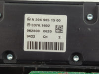 2014-2016 Mercedes-Benz E350 Radio AM FM Cd Player Receiver Replacement P/N:A 204 905 15 00 Fits Fits 2014 2015 2016 OEM Use