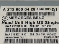 2012-2015 Mercedes-benz E350 Radio Control Panel - Oemusedautoparts1.com