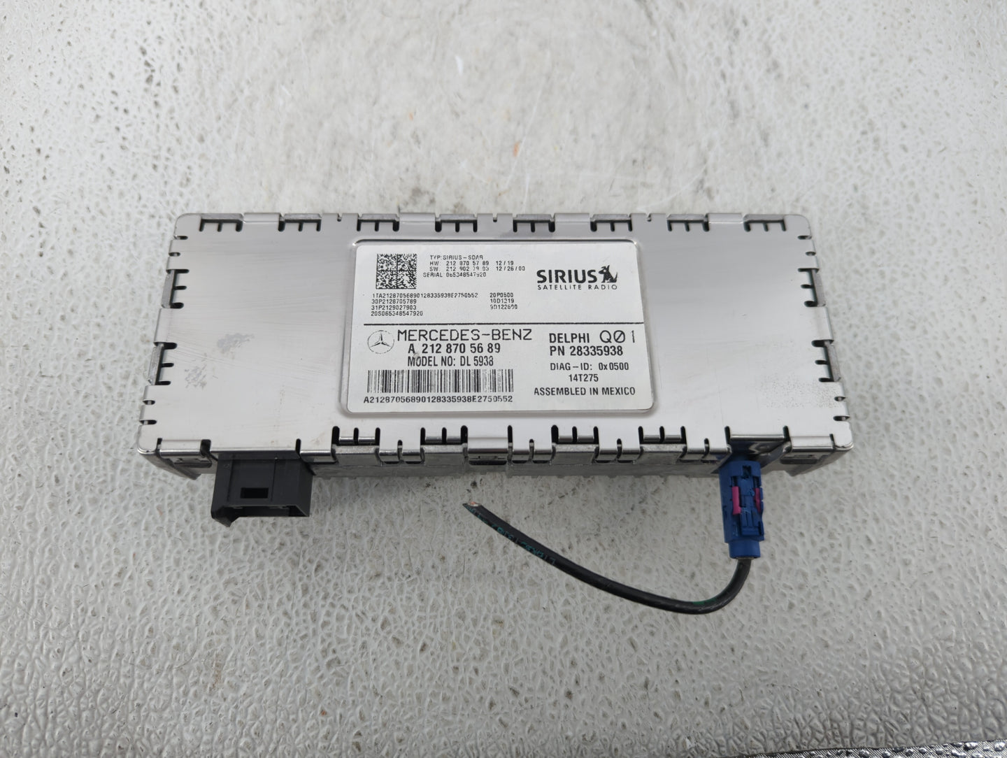 2015 Mercedes-benz E350 Am Fm Cd Player Radio Receiver - Oemusedautoparts1.com