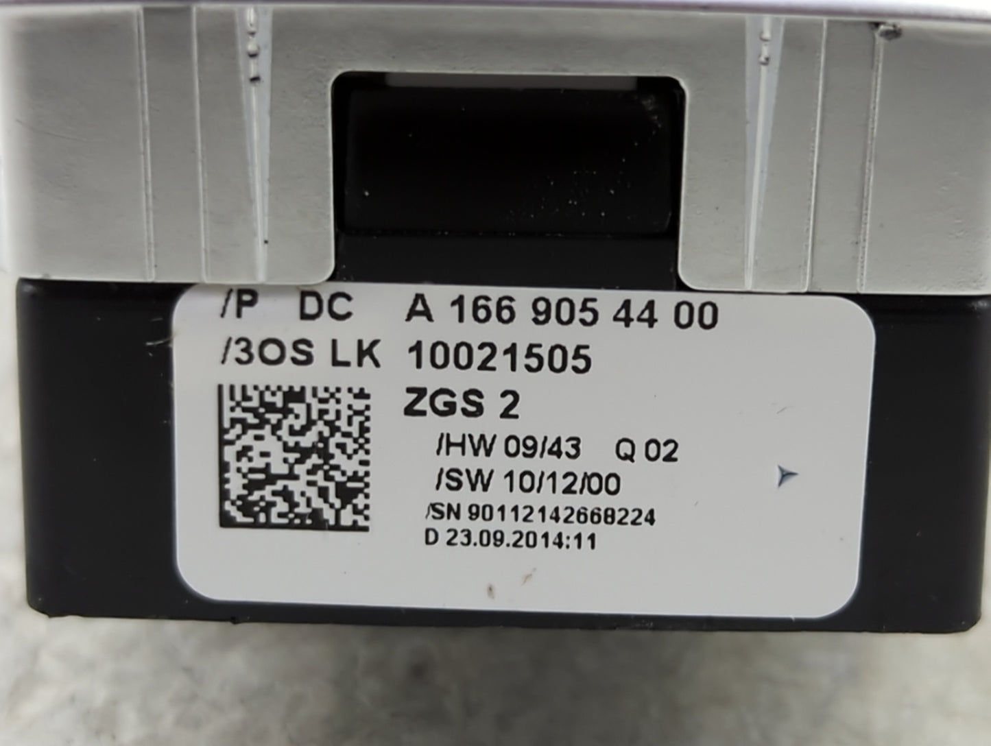 2013-2016 Mercedes-Benz Gl350 Master Power Window Switch Replacement Driver Side Left P/N:A 166 905 44 00 Fits OEM Used Auto