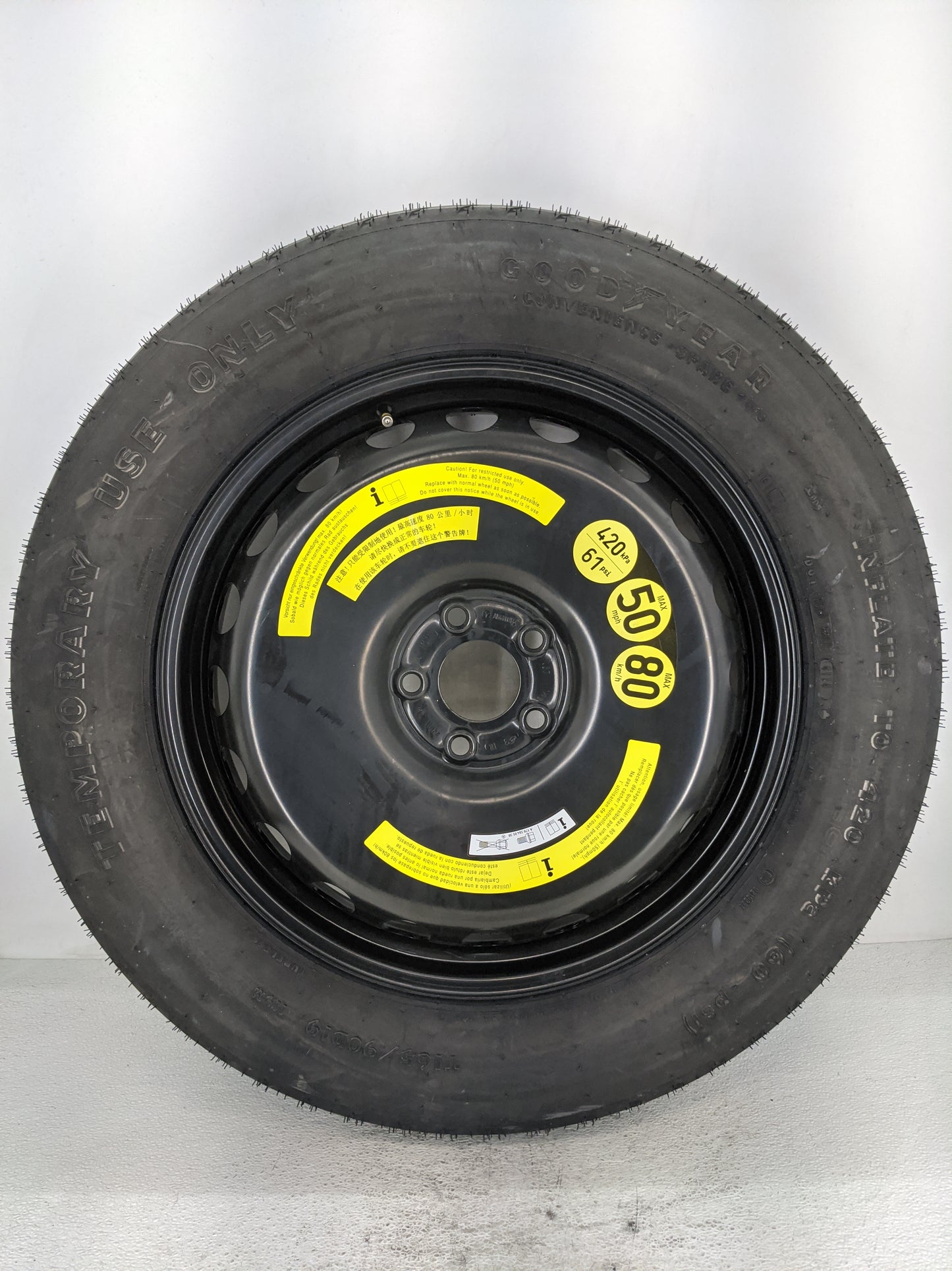 2011-2016 Mercedes-benz Gl350 Spare Donut Tire Wheel Rim Oem - Oemusedautoparts1.com