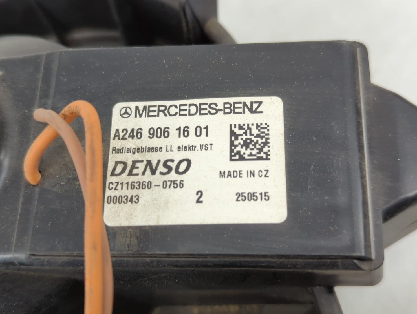 2015-2020 Mercedes-Benz Gla250 Heater AC Blower Motor P/N:A2469061601 CZ116360-0756 Fits Fits 2015 2016 2017 2018 2019 2020 