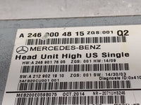 2015 Mercedes-Benz Gla250 Radio AM FM Cd Player Receiver Replacement P/N:A2469004815 A2469017605, A2129021910 Fits OEM Used 