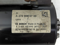 2015-2020 Mercedes-Benz Gla250 Car Starter Motor Solenoid OEM P/N:A 270 906 07 00 Fits OEM Used Auto Parts - Oemusedautopart
