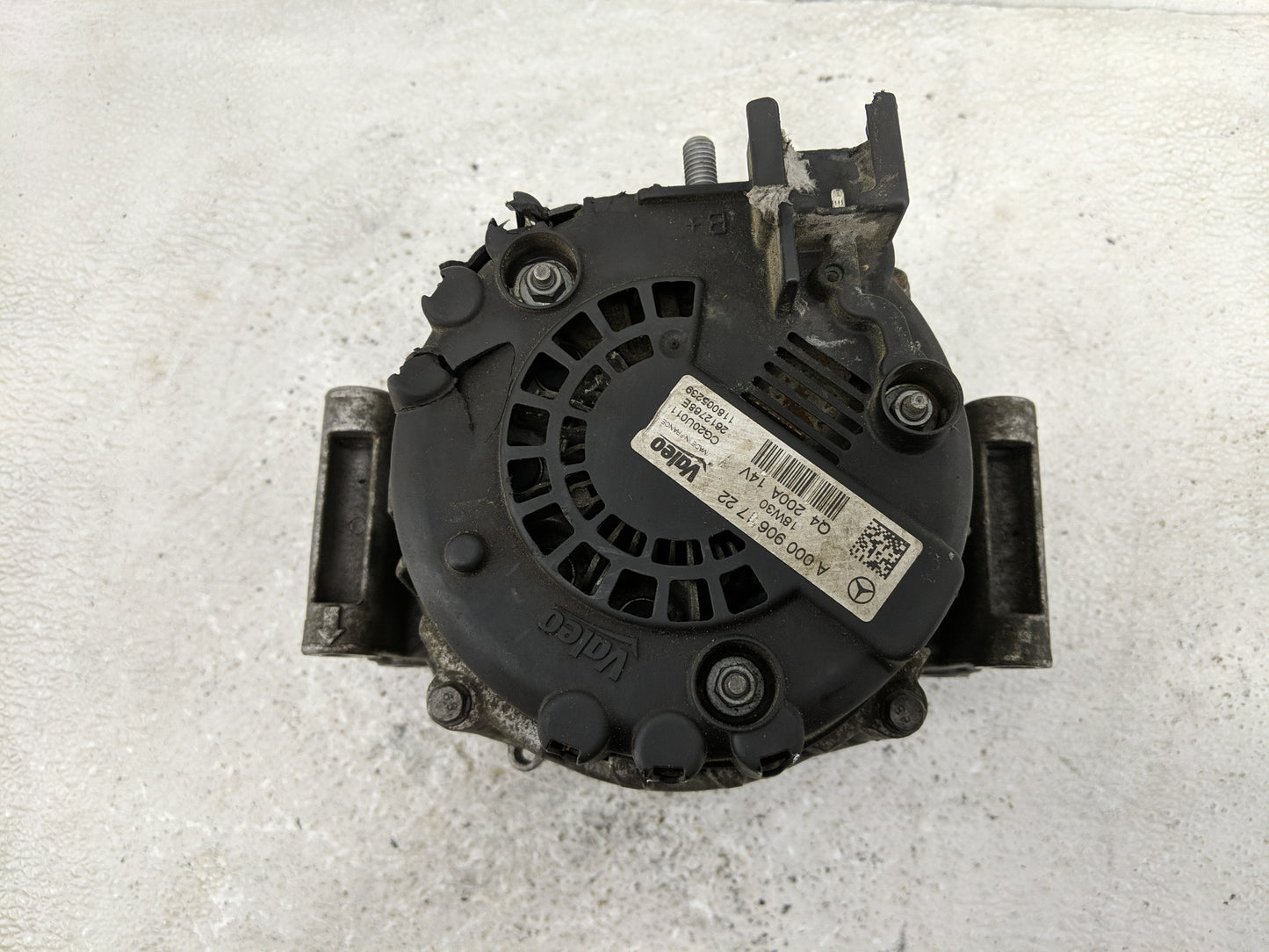 2015 Mercedes-Benz Gle350 Alternator Replacement Generator Charging Assembly Engine OEM P/N:000 906 17 22 A0009061722 Fits O