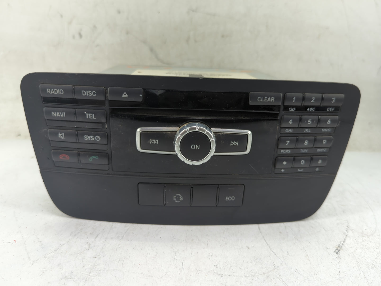 2014-2015 Mercedes-Benz Glk350 Radio AM FM Cd Player Receiver Replacement P/N:A 204 901 80 04 A 204 900 45 15 Fits OEM Used 