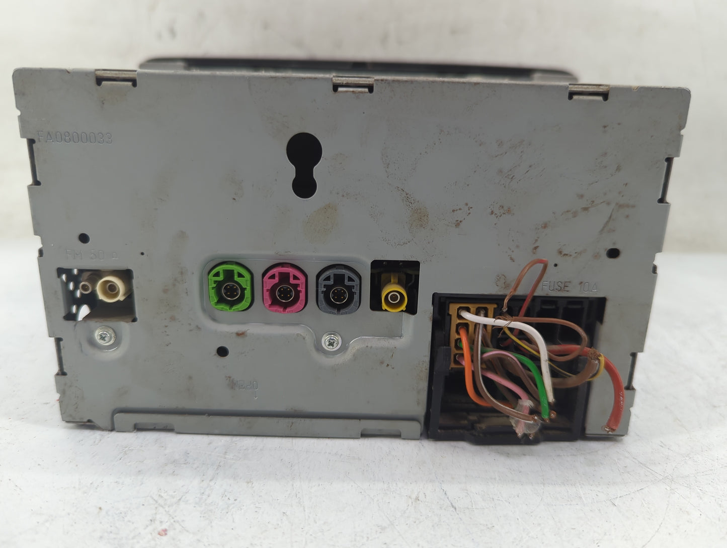2014-2015 Mercedes-Benz Glk350 Radio AM FM Cd Player Receiver Replacement P/N:A 204 901 80 04 A 204 900 45 15 Fits OEM Used 