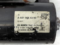 2015 Mercedes-Benz Ml250 Car Starter Motor Solenoid OEM P/N:A 651 906 43 00 Fits OEM Used Auto Parts - Oemusedautoparts1.com