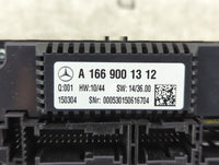 2015 Mercedes-Benz Ml350 Climate Control Module Temperature AC/Heater Replacement P/N:A 166 900 13 12 Fits Fits 2016 OEM Use