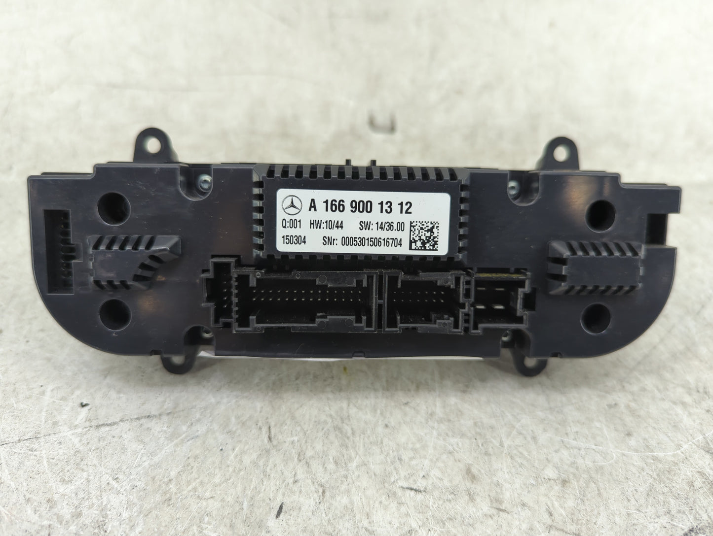 2015 Mercedes-Benz Ml350 Climate Control Module Temperature AC/Heater Replacement P/N:A 166 900 13 12 Fits Fits 2016 OEM Use