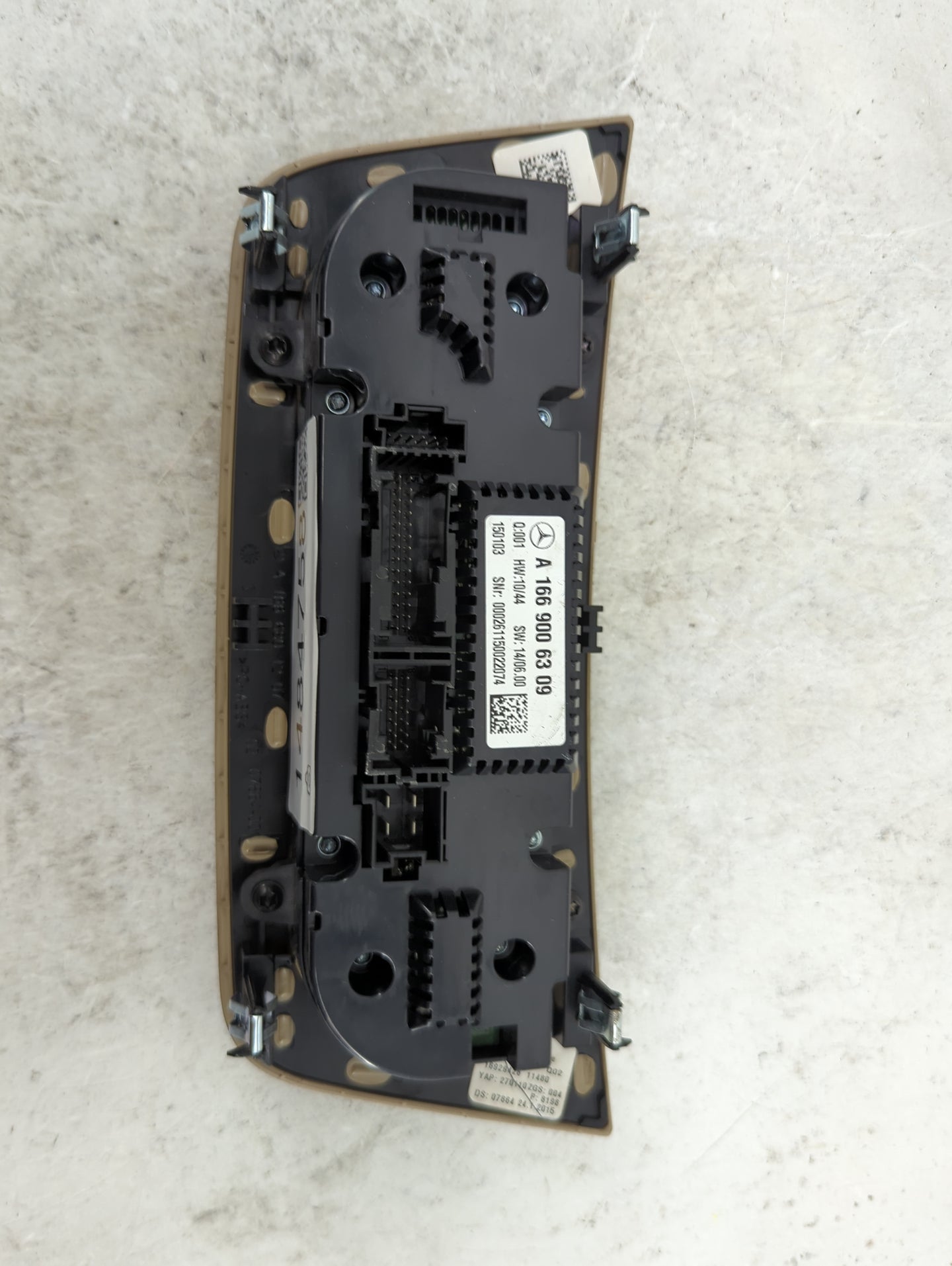 2015 Mercedes-Benz Ml350 Climate Control Module Temperature AC/Heater Replacement P/N:A1669006309 Fits OEM Used Auto Parts -