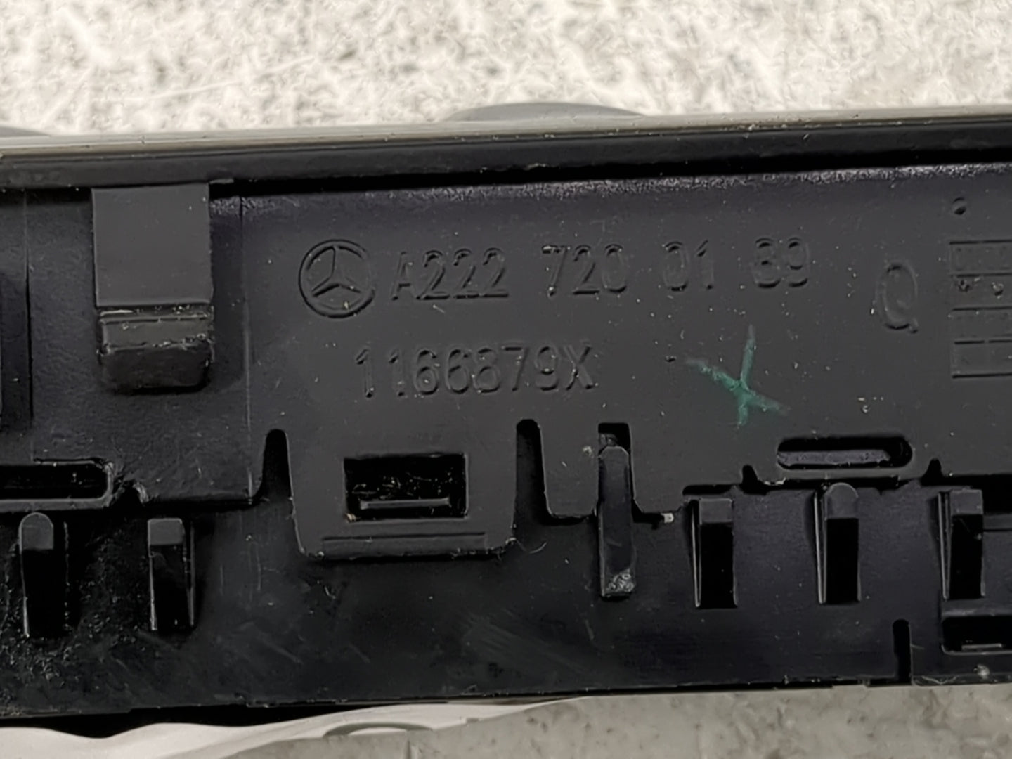 2015 Mercedes-Benz S-Class Master Power Window Switch Replacement Driver Side Left P/N:A2227200189 1166879X Fits OEM Used Au
