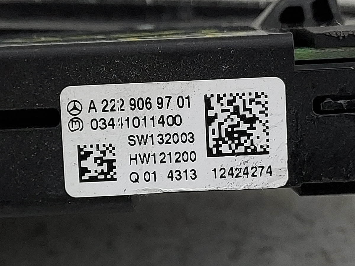 2015 Mercedes-Benz S-Class Climate Control Module Temperature AC/Heater Replacement P/N:A2229069701 0344101140 Fits OEM Used
