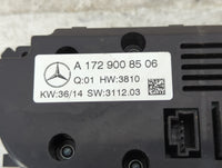 2013-2015 Mercedes-Benz Slk250 Climate Control Module Temperature AC/Heater Replacement P/N:A 172 900 85 06 Fits OEM Used Au