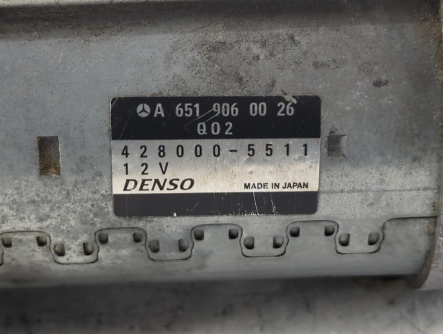 2015 Mercedes-Benz Sprinter 2500 Car Starter Motor Solenoid OEM P/N:428080-5511 DSN967 Fits Fits 2013 2014 OEM Used Auto Par