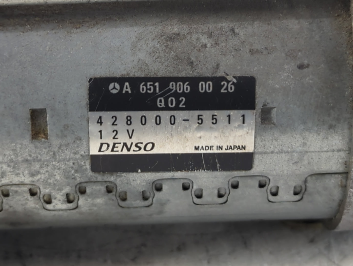2015 Mercedes-Benz Sprinter 2500 Car Starter Motor Solenoid OEM P/N:428080-5511 DSN967 Fits Fits 2013 2014 OEM Used Auto Par