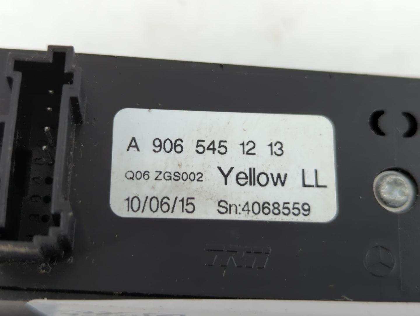 2015 Mercedes-Benz Sprinter 2500 Master Power Window Switch Replacement Driver Side Left P/N:A 906 545 12 13 Fits OEM Used A