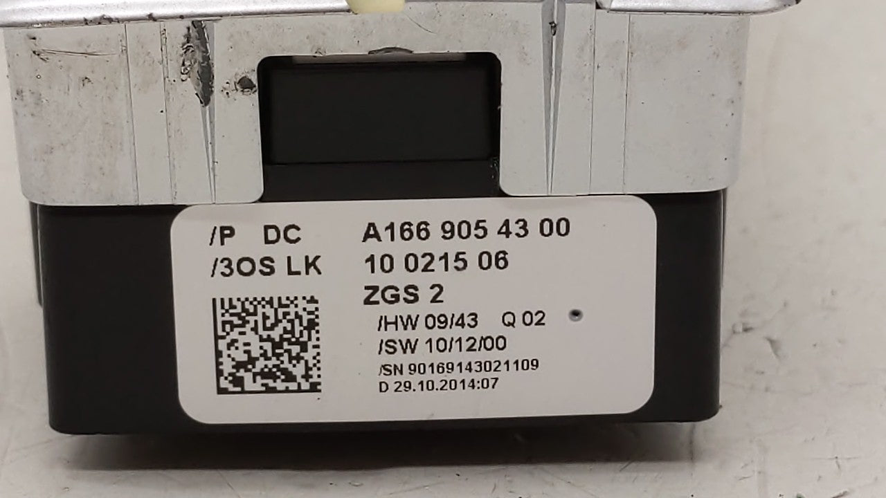 2015 Mercedes Cla250 Master Power Window Switch Replacement Driver Side Left P/N:1669054300 166 905 43 00 Fits OEM Used Auto