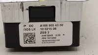 2015 Mercedes Cla250 Master Power Window Switch Replacement Driver Side Left P/N:1669054300 166 905 43 00 Fits OEM Used Auto