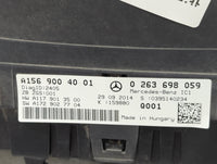 2015 Mercedes Gla-Class Instrument Cluster Speedometer Gauges P/N:A1569004001 0263698059, A1179013500, A1729027704 Miles: Fi
