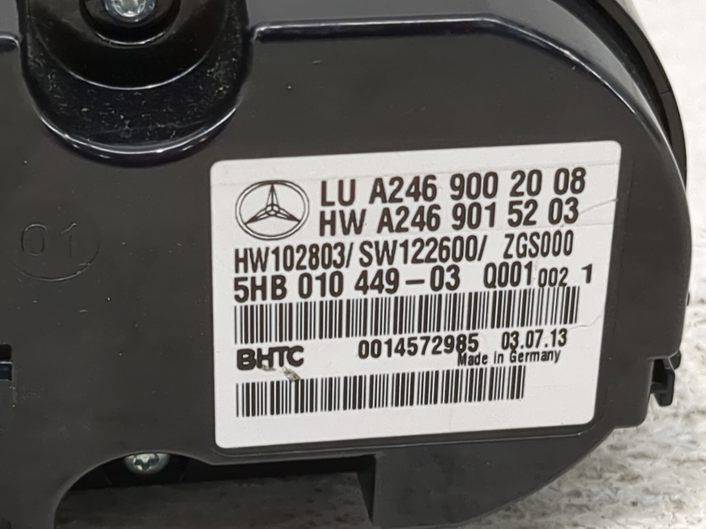 2015 Mercedes Gla-Class Climate Control Module Temperature AC/Heater Replacement P/N:A2469002008 A2469015203 Fits Fits 2014 