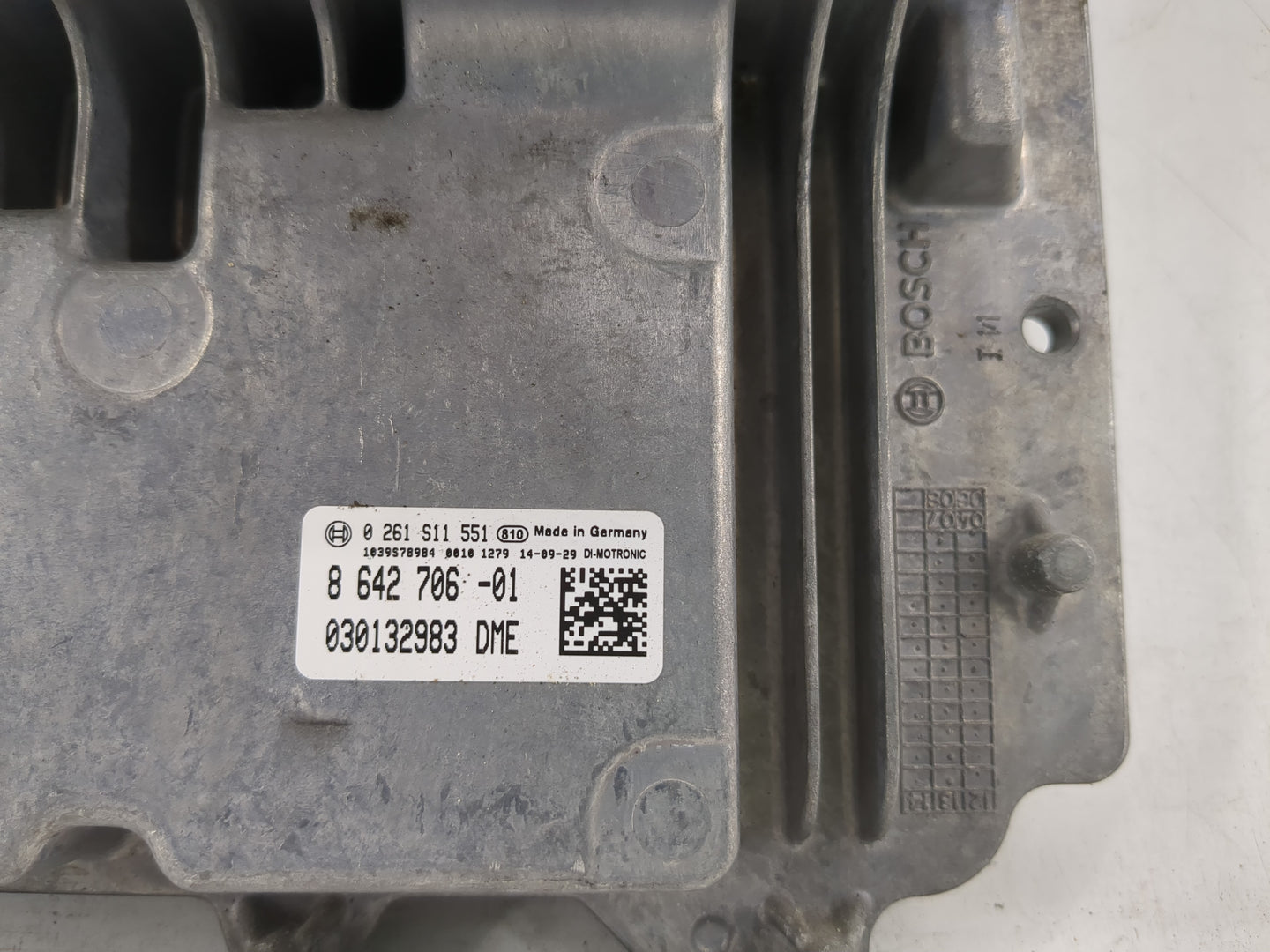 2016-2018 Mini Cooper PCM Engine Control Computer ECU ECM PCU OEM P/N:0 261 S11 551 8 642 706 -01 Fits Fits 2016 2017 2018 O