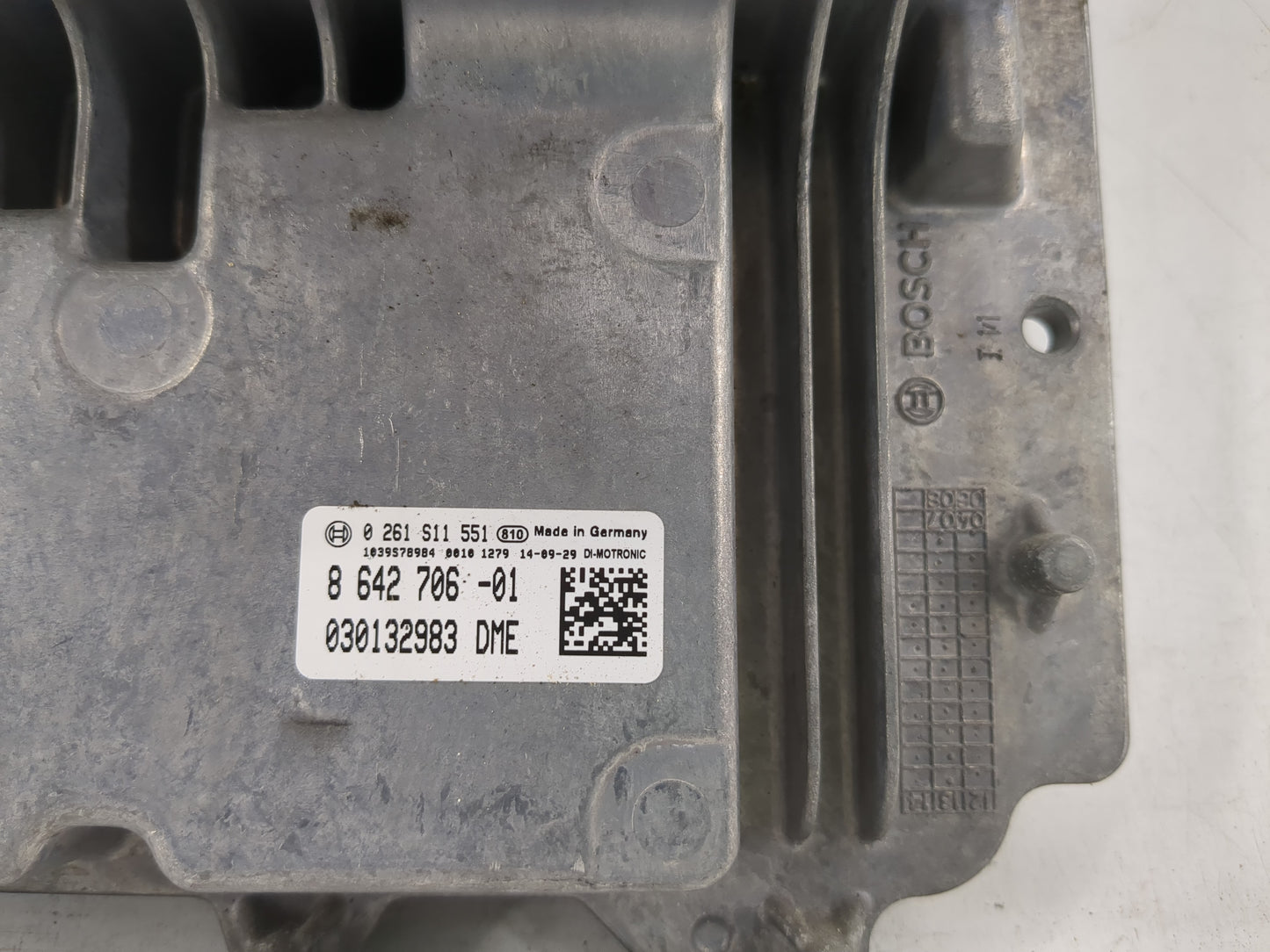 2016-2018 Mini Cooper PCM Engine Control Computer ECU ECM PCU OEM P/N:0 261 S11 551 8 642 706 -01 Fits Fits 2016 2017 2018 O