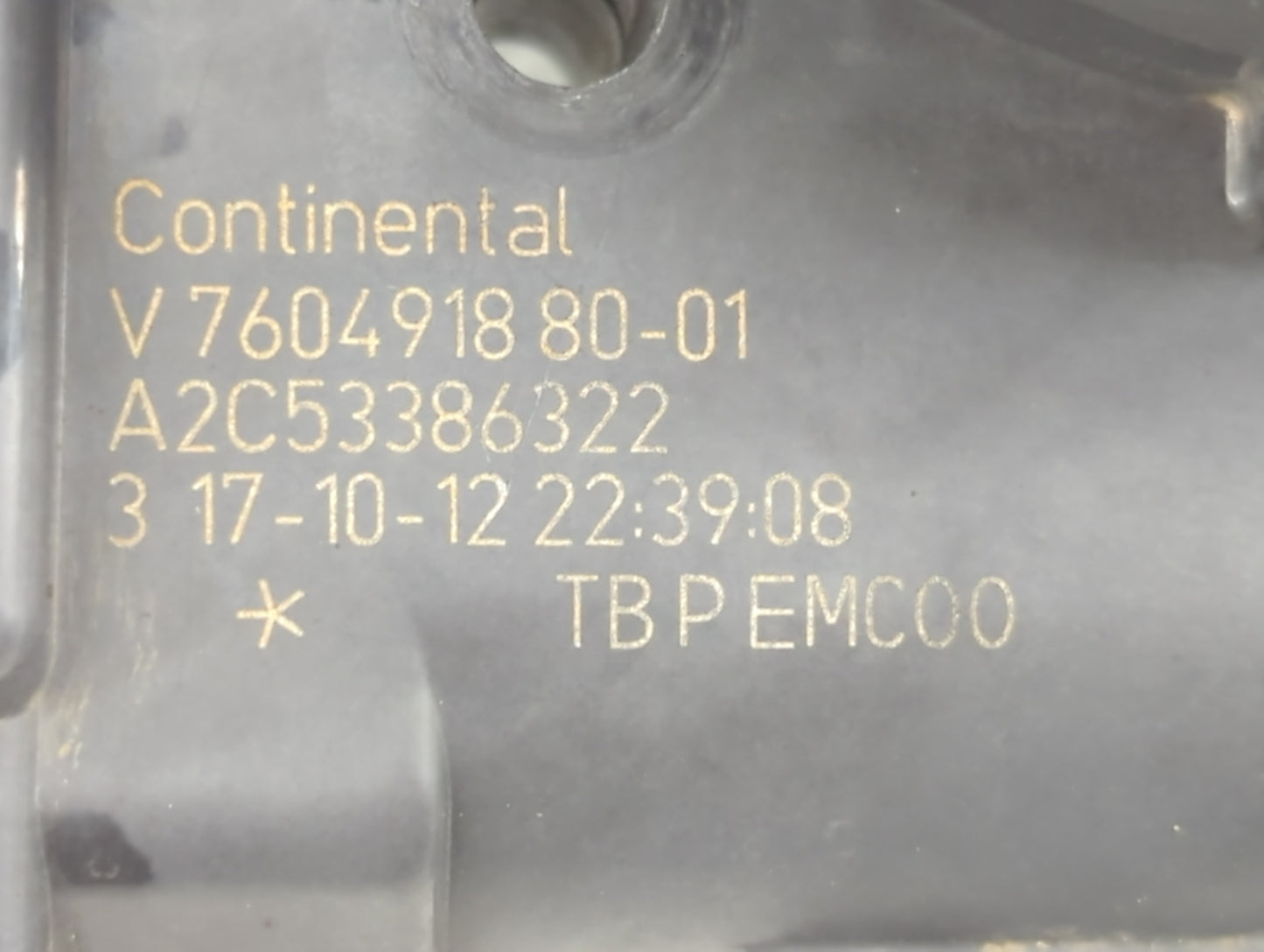 2013-2016 Mini Cooper Throttle Body P/N:A2C53386322 Fits Fits 2013 2014 2015 2016 OEM Used Auto Parts - Oemusedautoparts1.co