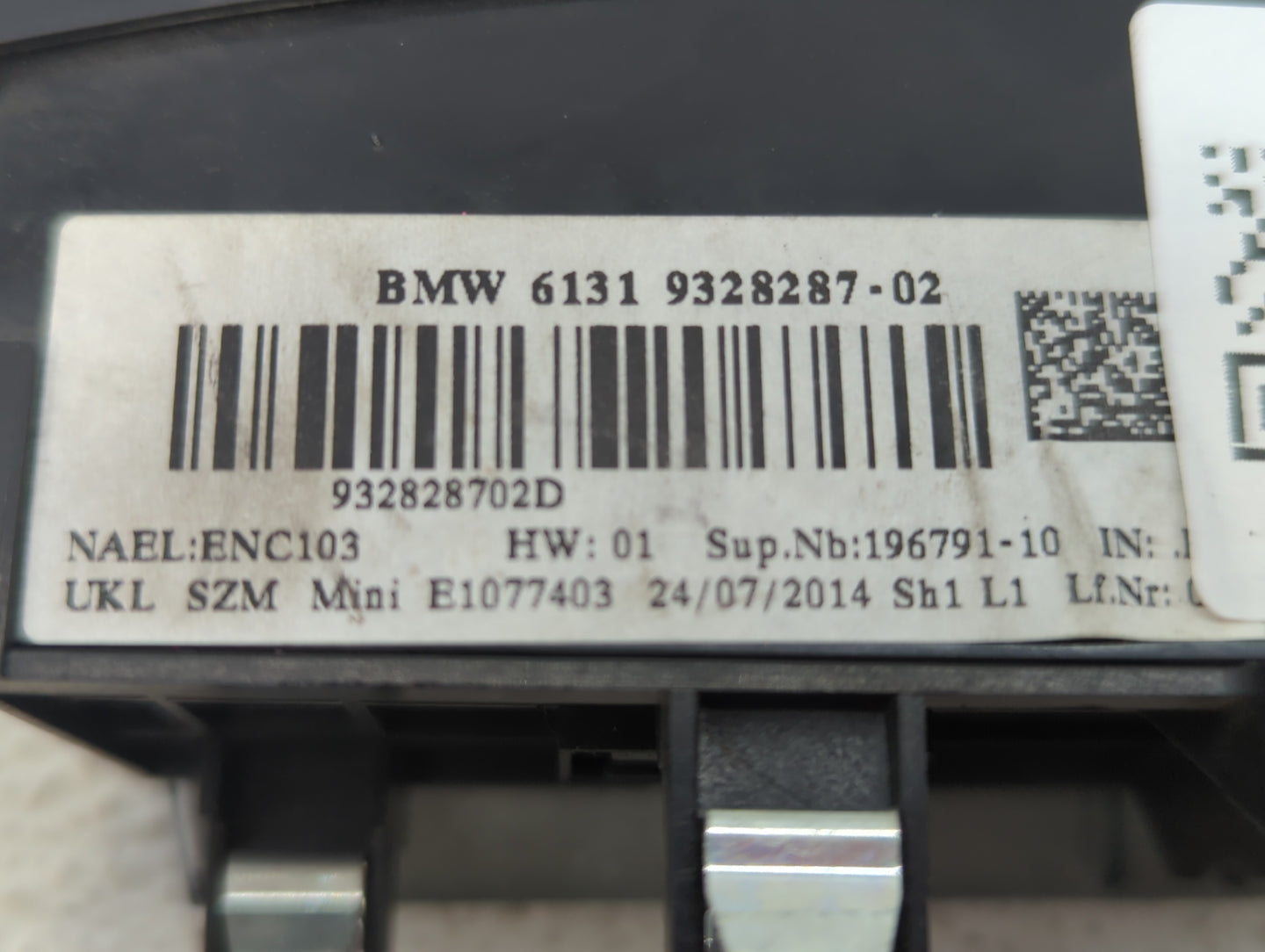 2015 Mini Cooper Radio AM FM Cd Player Receiver Replacement P/N:6131 9328287-02 Fits OEM Used Auto Parts - Oemusedautoparts1