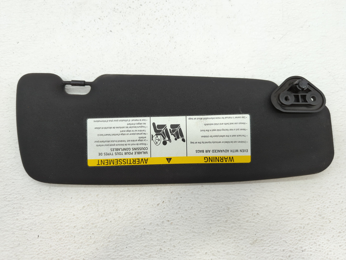 2015 Mini Cooper Sun Visor Shade Replacement Passenger Right Mirror Fits OEM Used Auto Parts - Oemusedautoparts1.com