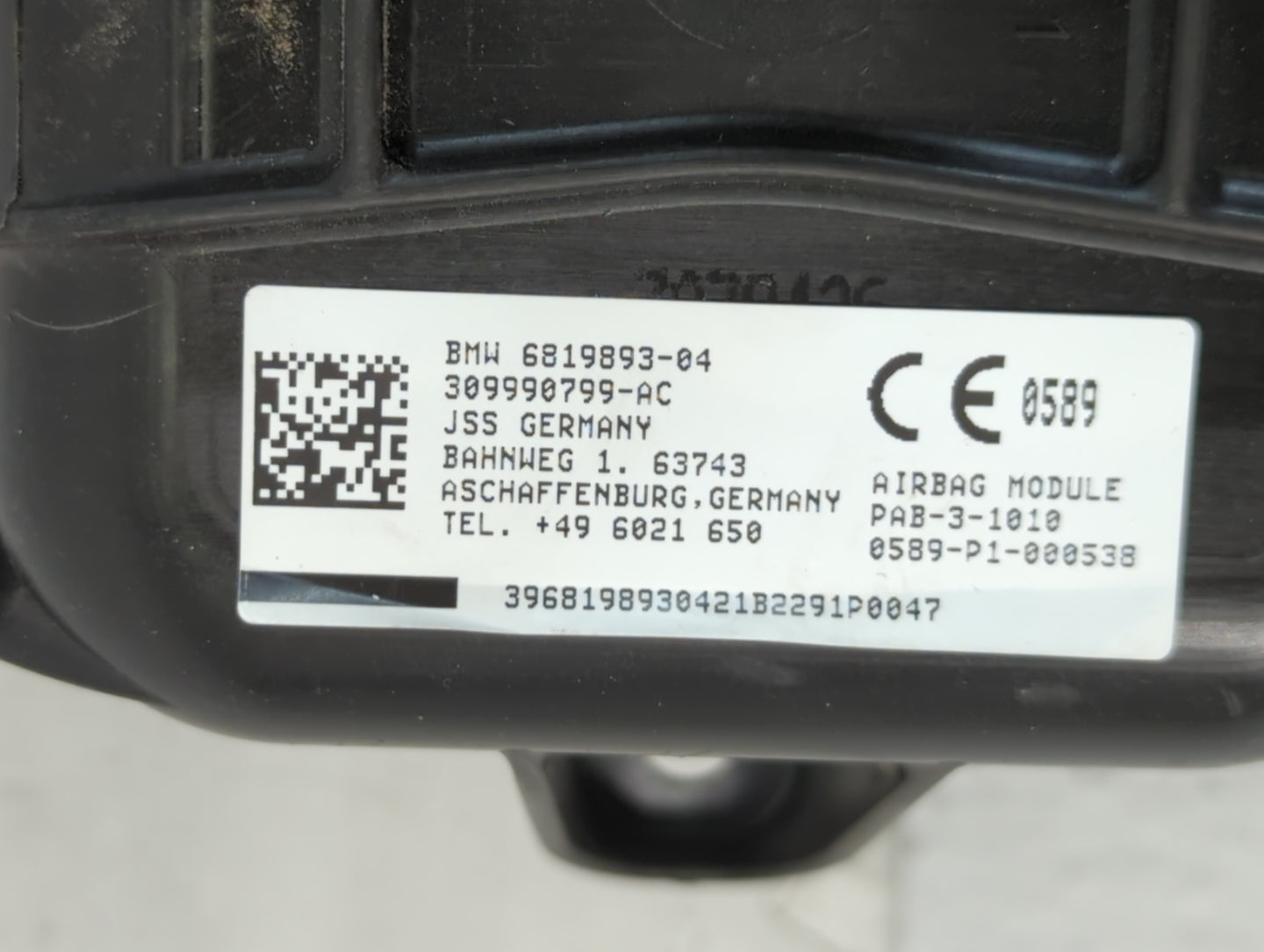 Mini Cooper Passenger Curtain Air Bag Oem - Oemusedautoparts1.com