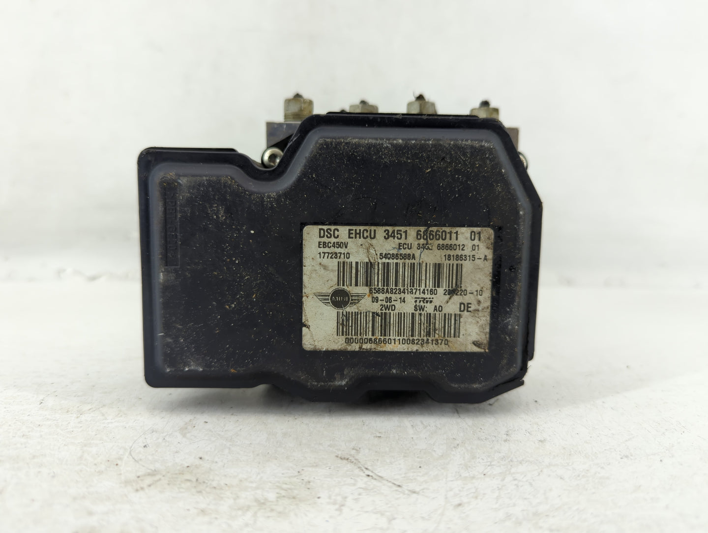 2013-2015 Mini Cooper Countryman ABS Pump Control Module Replacement P/N:3451 6866011 01 Fits Fits 2013 2014 2015 OEM Used A