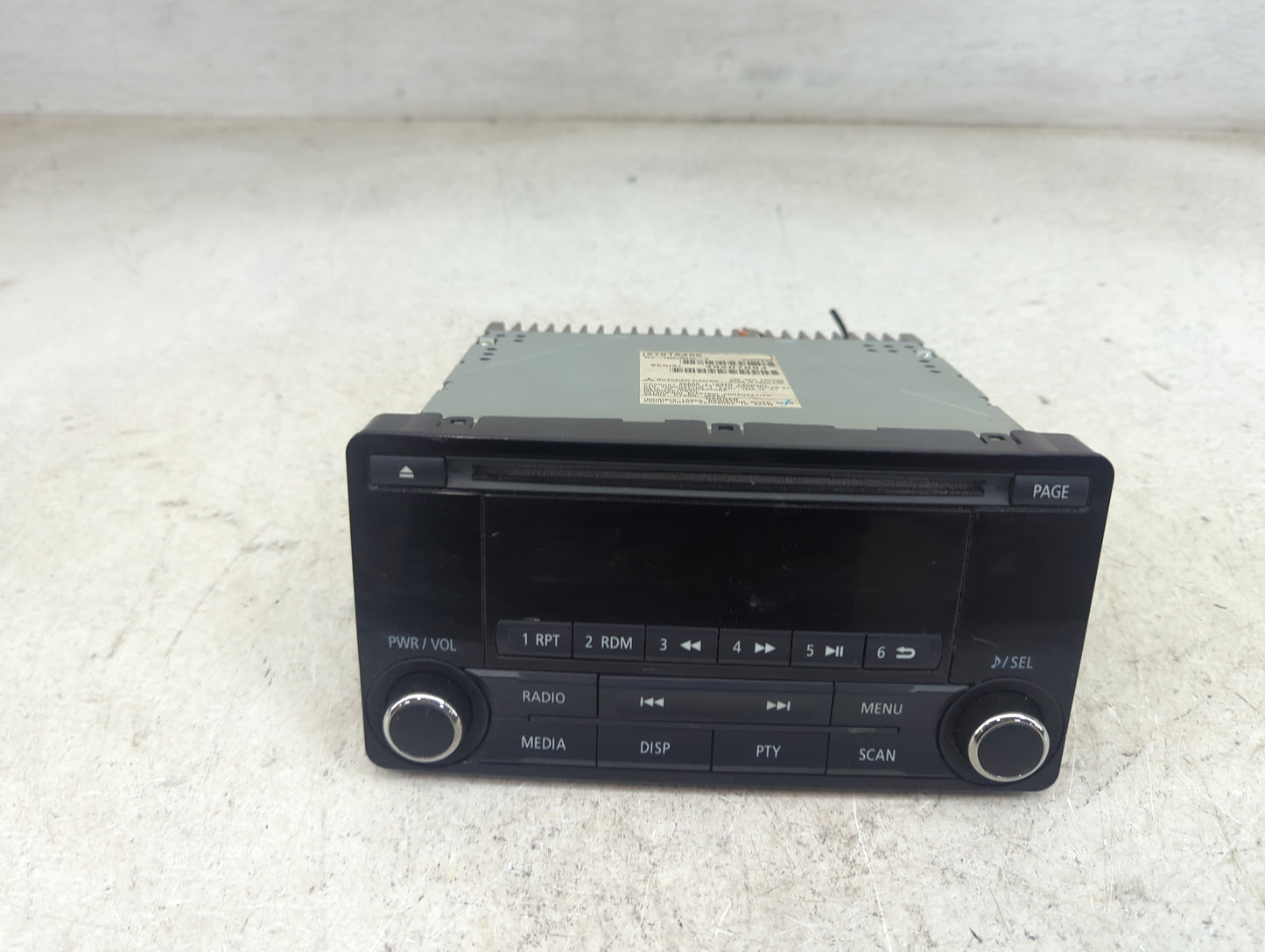 2015 Mitsubishi Lancer Radio AM FM Cd Player Receiver Replacement P/N:8701A405 DY-1MU3R45-T Fits OEM Used Auto Parts - Oemus