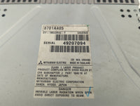 2015 Mitsubishi Lancer Radio AM FM Cd Player Receiver Replacement P/N:8701A405 DY-1MU3R45-T Fits OEM Used Auto Parts - Oemus