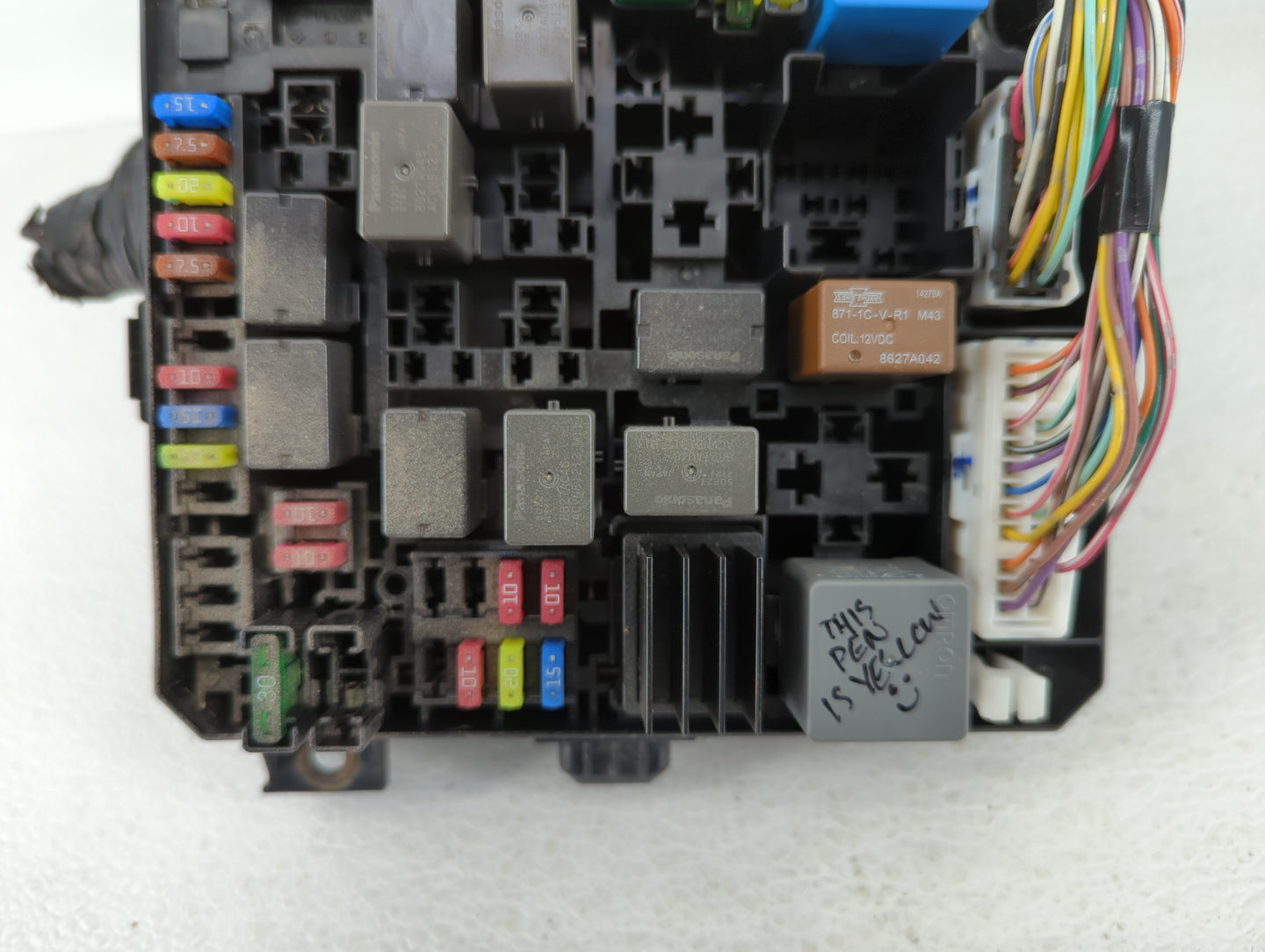 2012-2015 Mitsubishi Lancer Fusebox Fuse Box Panel Relay Module P/N:8565A268 PR073-00000, 8565A024 Fits Fits 2012 2013 2014 