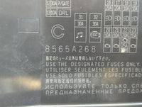2012-2015 Mitsubishi Lancer Fusebox Fuse Box Panel Relay Module P/N:8565A268 Fits Fits 2012 2013 2014 2015 OEM Used Auto Par