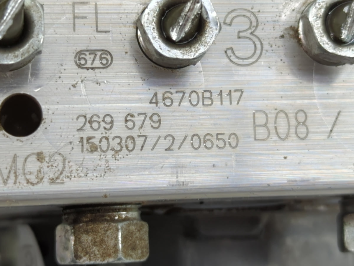 2015 Mitsubishi Mirage Anti-Lock Brake ABS Pump Module Actuator OEM P/N:4670B117 46708117, 141029/1/2310 Fits OEM Used Auto 