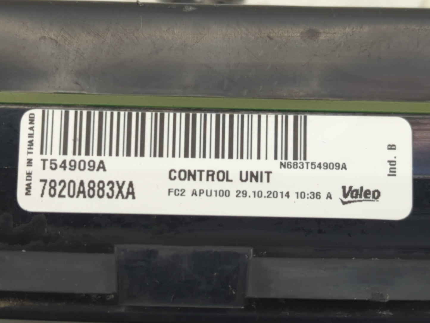 2015 Mitsubishi Mirage Climate Control Module Temperature AC/Heater Replacement P/N:7820A883XA T54909A Fits OEM Used Auto Pa