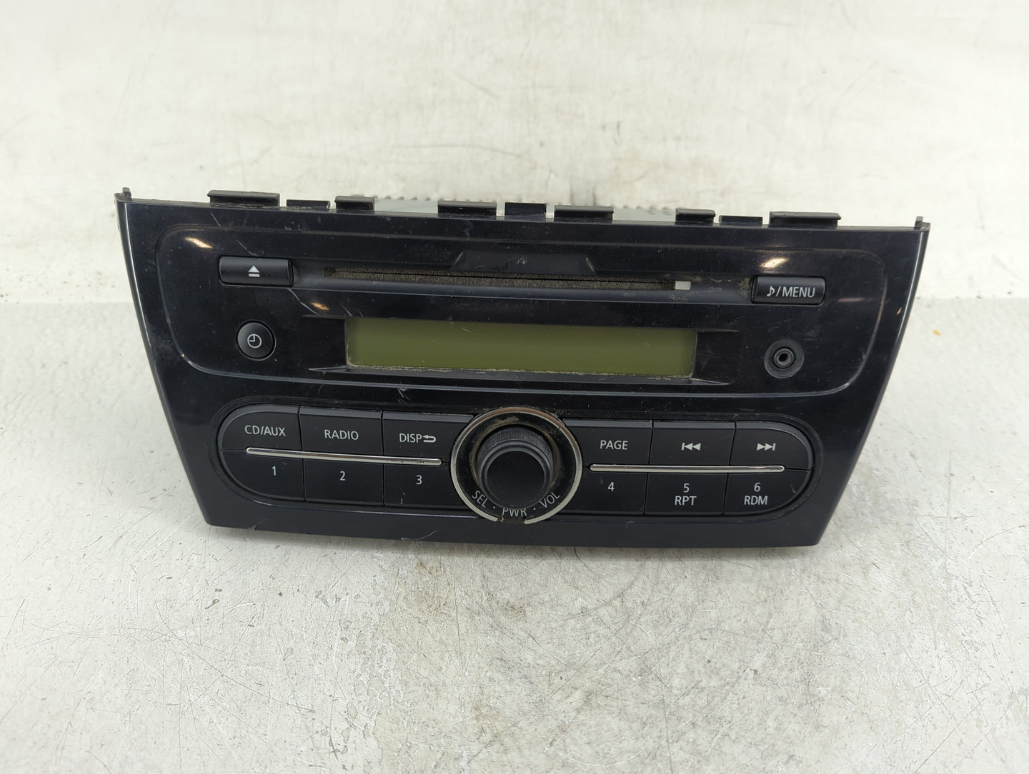 2015 Mitsubishi Mirage Radio AM FM Cd Player Receiver Replacement P/N:8701A208 Fits OEM Used Auto Parts - Oemusedautoparts1.