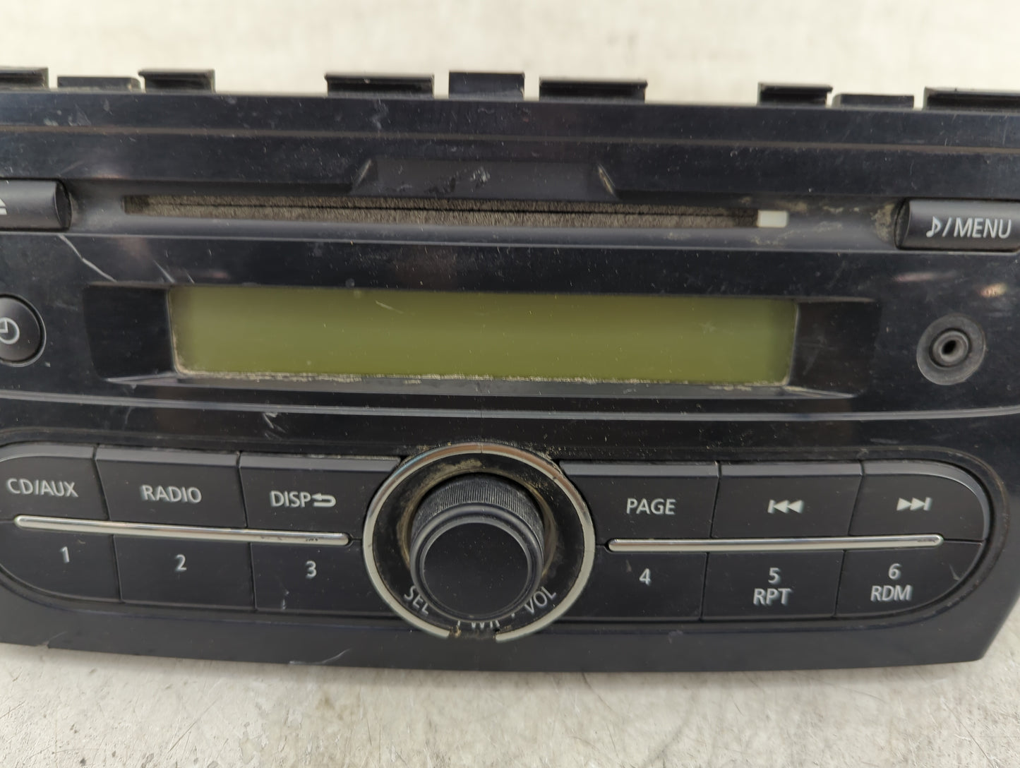 2015 Mitsubishi Mirage Radio AM FM Cd Player Receiver Replacement P/N:8701A208 Fits OEM Used Auto Parts - Oemusedautoparts1.
