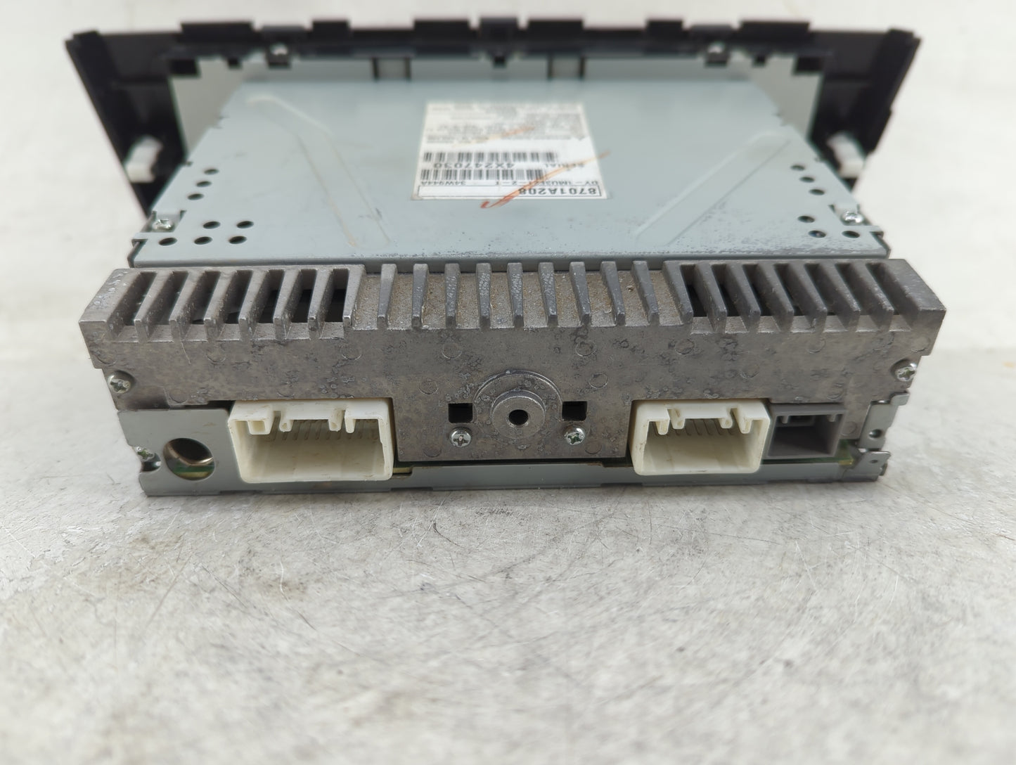 2015 Mitsubishi Mirage Radio AM FM Cd Player Receiver Replacement P/N:8701A208 Fits OEM Used Auto Parts - Oemusedautoparts1.